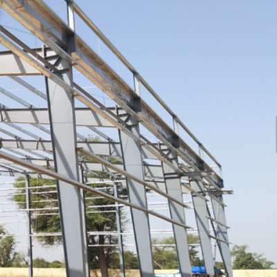 Durable Custom Steel Built Fabricated Sectional Structures Buildings Prefabricated Steel Frame Fabricated Warehouses